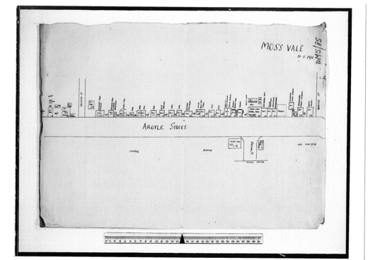 Second complete sheet of the 1911 Moss Vale town plan